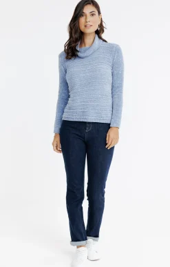 PULL EN CHENILLE TRICOTAGE FANTAISIE -