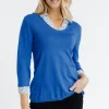Pull 2-en-1 col chemise -