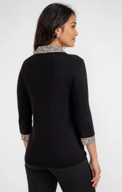 Pull 2-en-1 imprimé -
