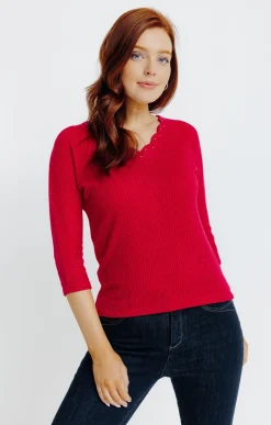 Pull en maille fantaisie -