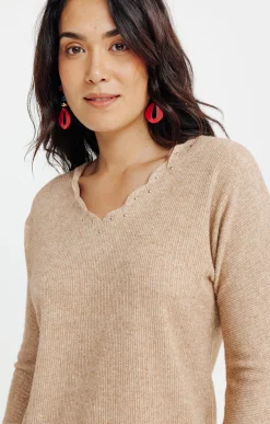Pull en maille fantaisie -