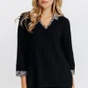 PULL 2EN1 MATIERE FANTAISIE -