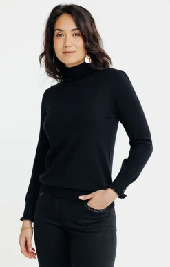 Pull finition froufrou -
