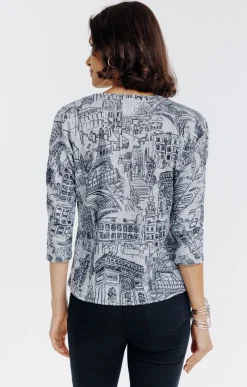 Pull imprimé all over -