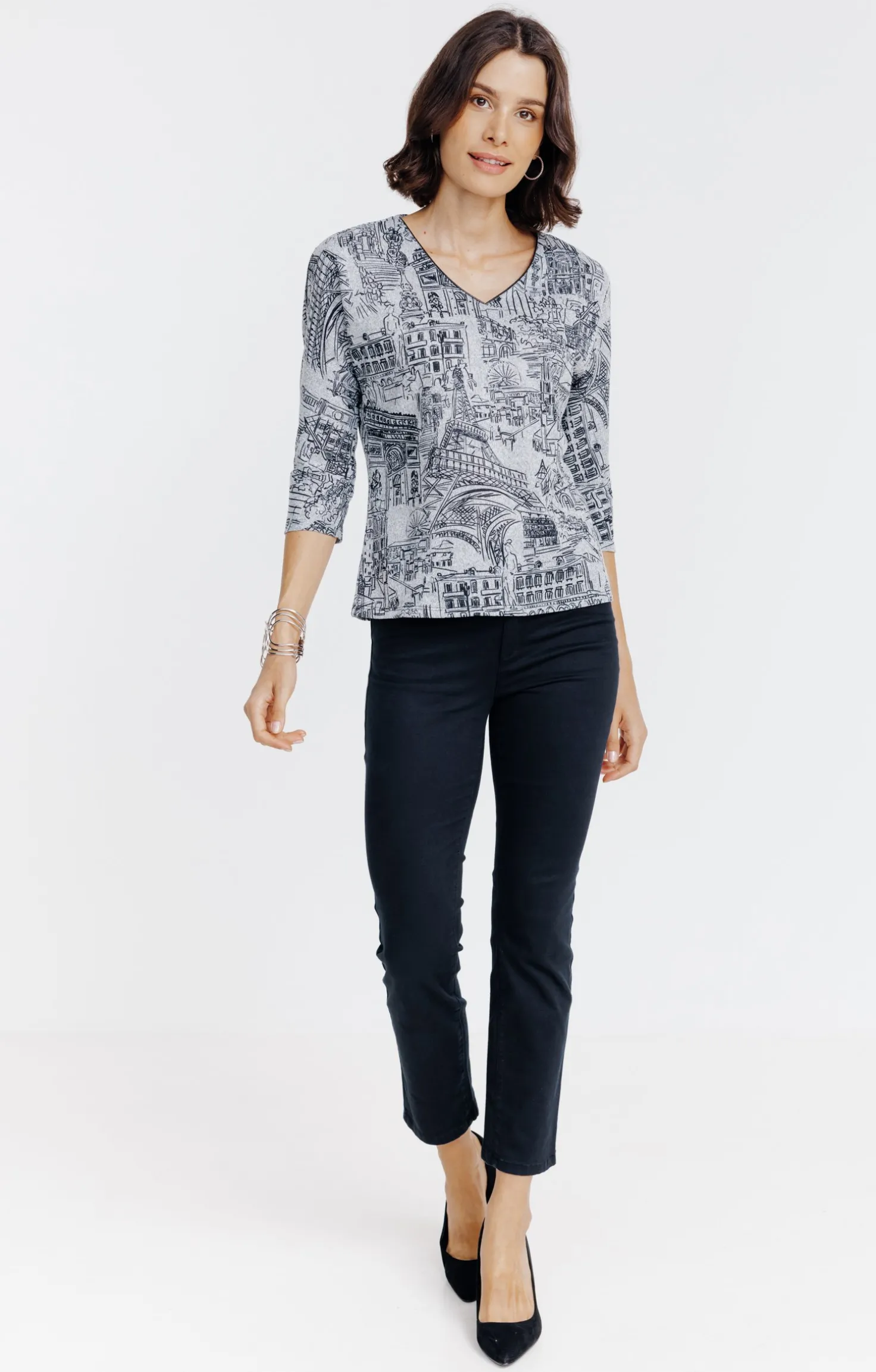 Pull imprimé all over -