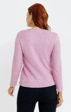 Pull imprimé placé -