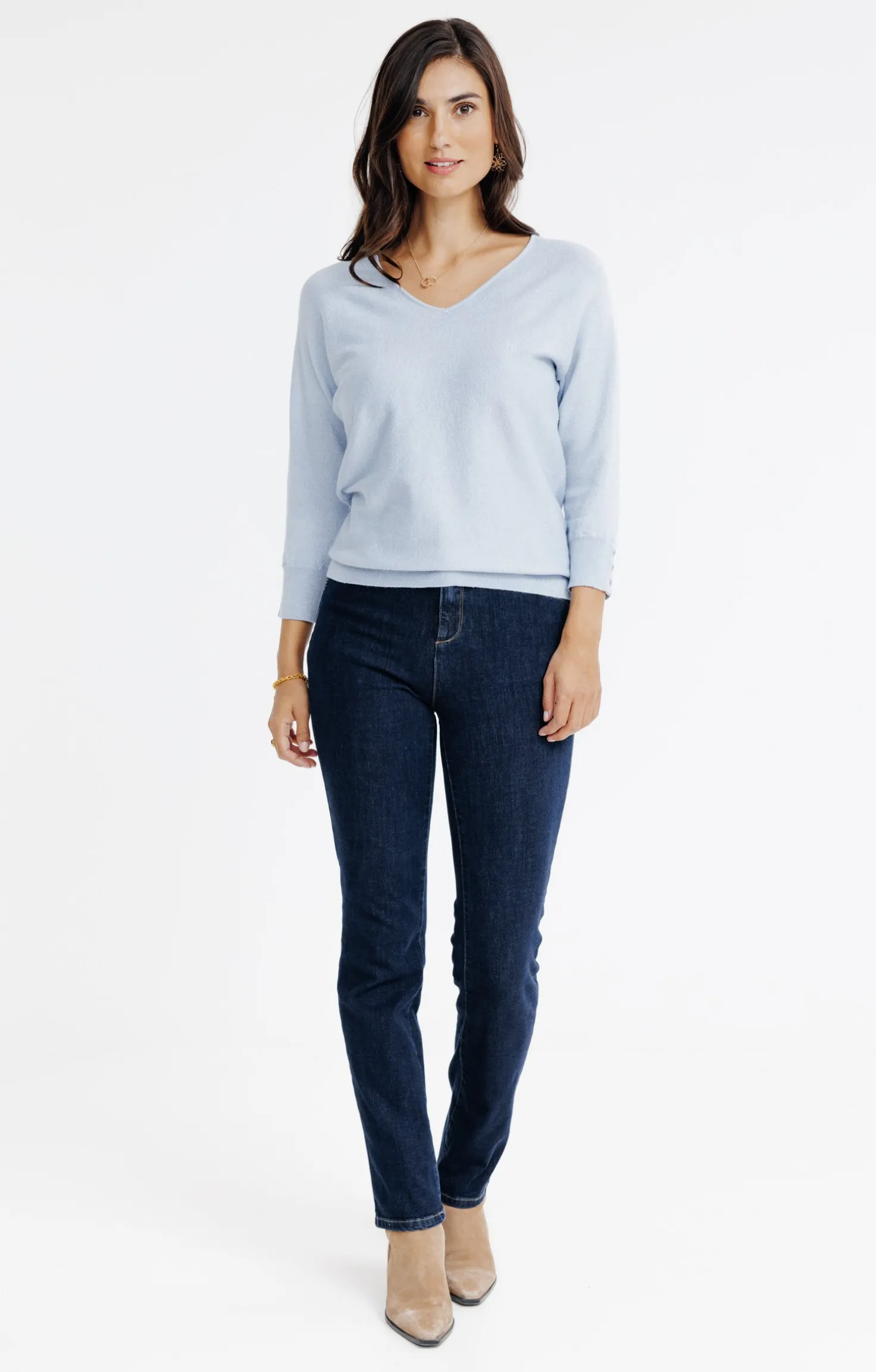 PULL LUREX AVEC BOUTONS -