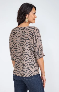 Pull maille brillante -