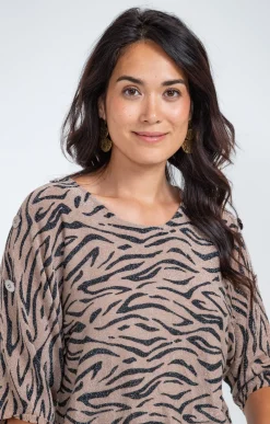 Pull maille brillante -