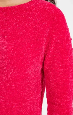 Pull maille chenille -