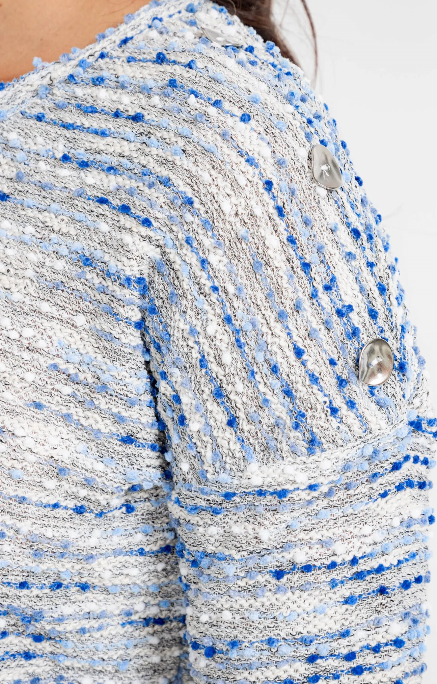 Pull maille popcorn -