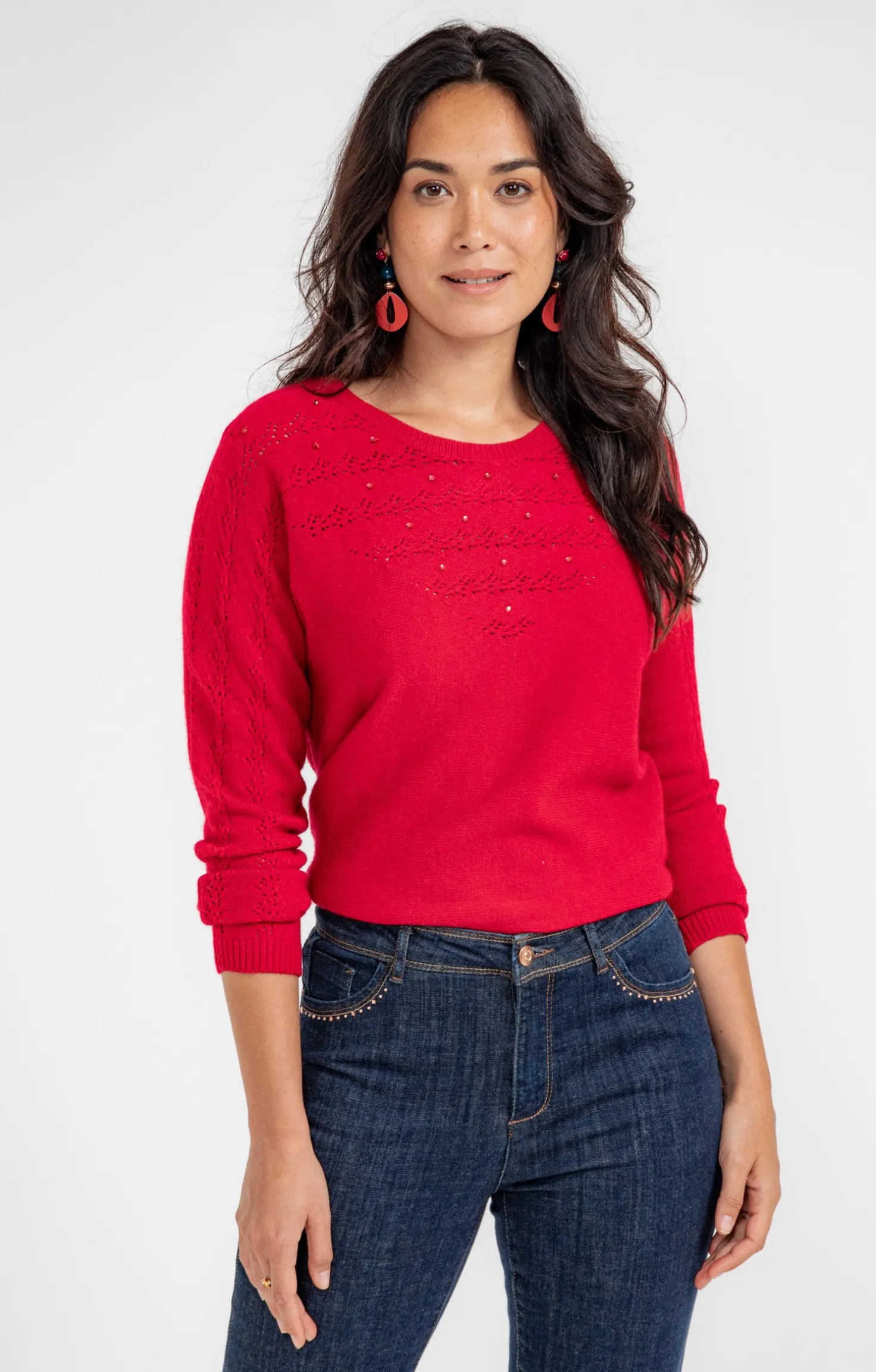 Pull manches chauve-souris -