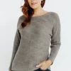 Pull manches longues chauve-souris -