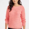 Pull manches longues chauve-souris -