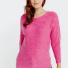 Pull manches longues chauve-souris -
