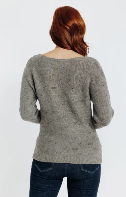 Pull manches longues chauve-souris -