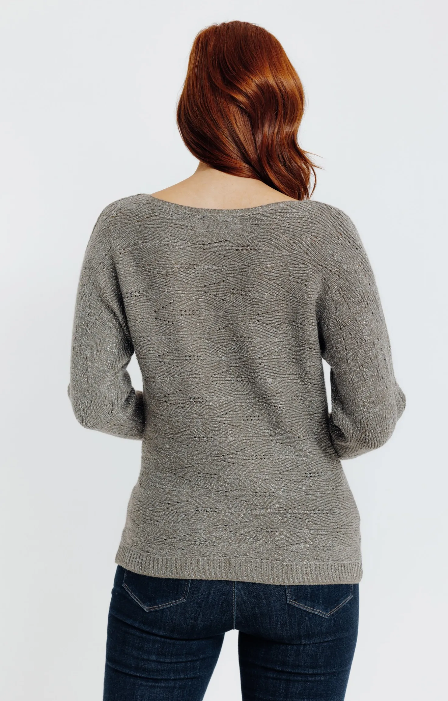 Pull manches longues chauve-souris -