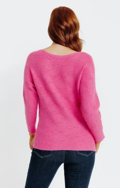 Pull manches longues chauve-souris -