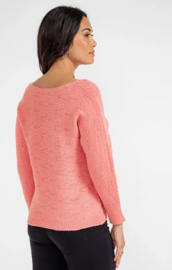 Pull manches longues chauve-souris -
