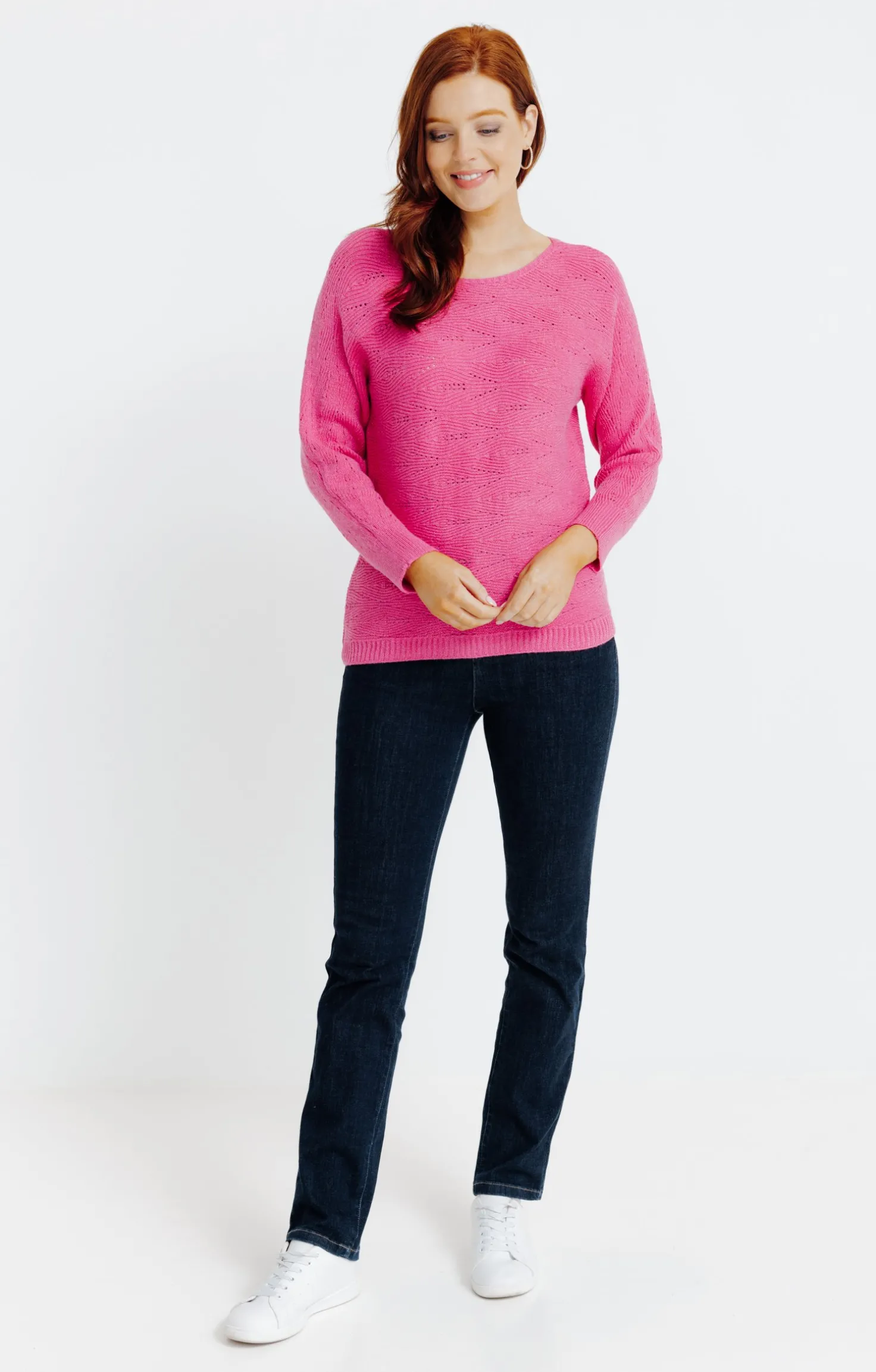 Pull manches longues chauve-souris -