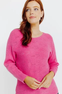 Pull manches longues chauve-souris -