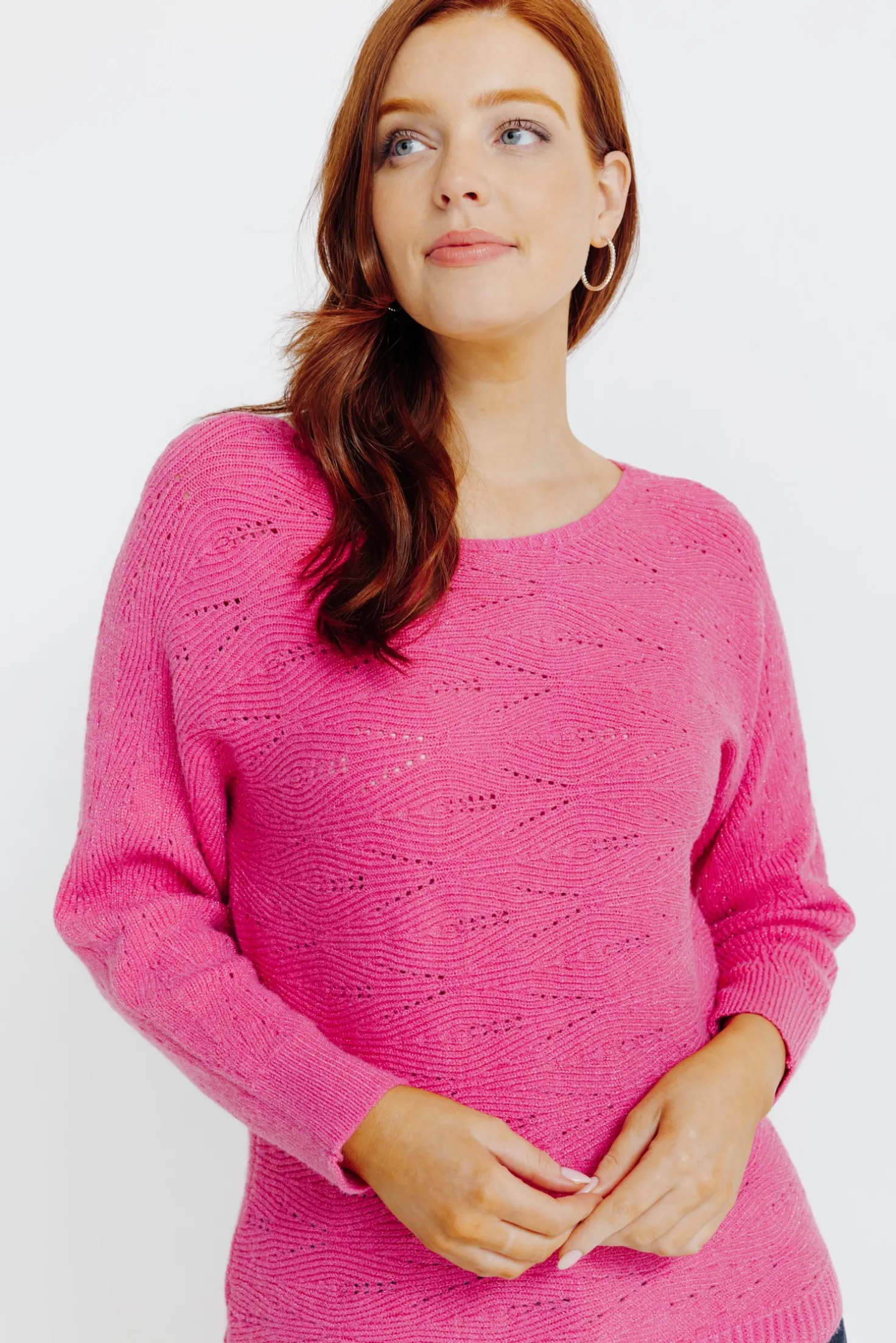 Pull manches longues chauve-souris -
