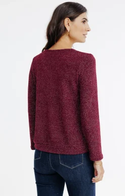 PULL MATIERE BRILLANTE -