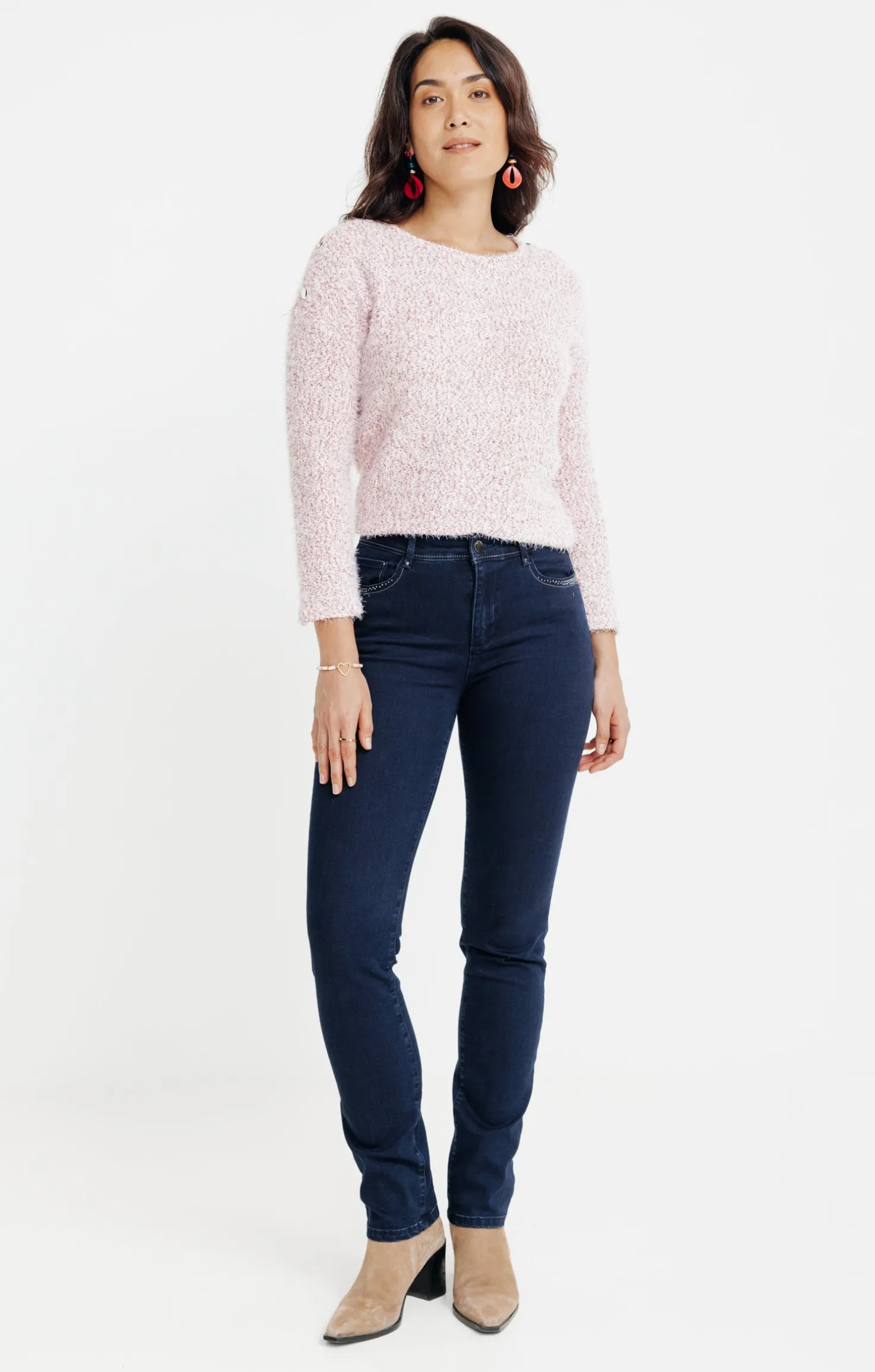 PULL MATIERE FANTAISIE -