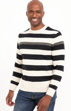 Pull rayé all over -