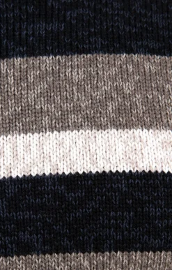 Pull rayé all over -