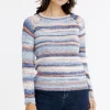 Pull rayé multicolore -
