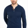 Pull uni col tunisien -