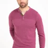 Pull uni col tunisien -
