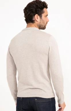 Pull uni col tunisien -