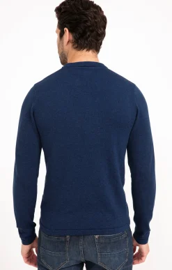 Pull uni col tunisien -