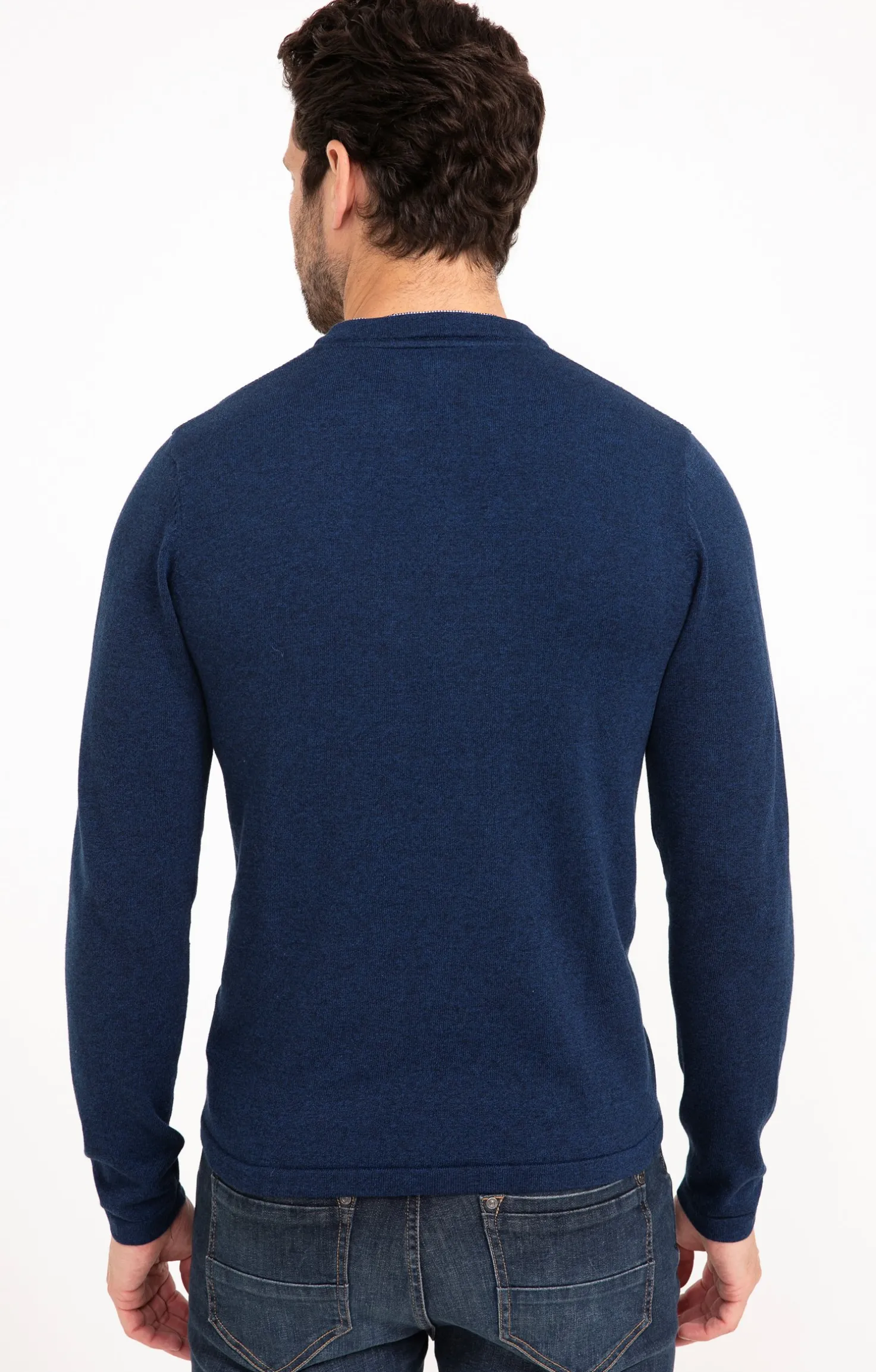 Pull uni col tunisien -
