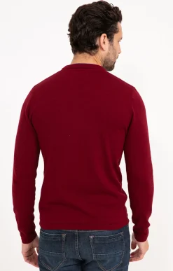 Pull uni col tunisien -