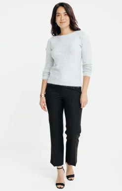 Pull uni paillettes -