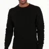 Pull uni tricotage fantaisie -