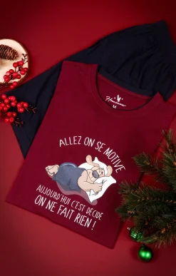 Pyjama court motivé -