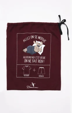 Pyjama court motivé -