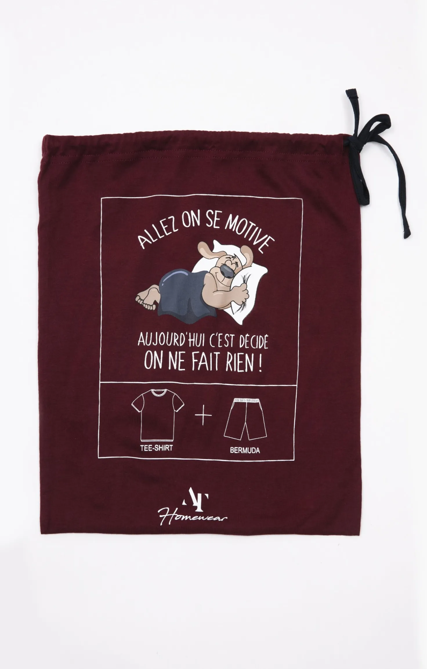 Pyjama court motivé -