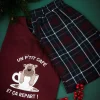 Pyjama long café -