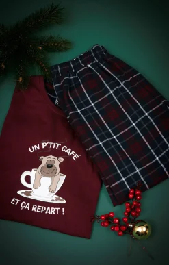 Pyjama long café -