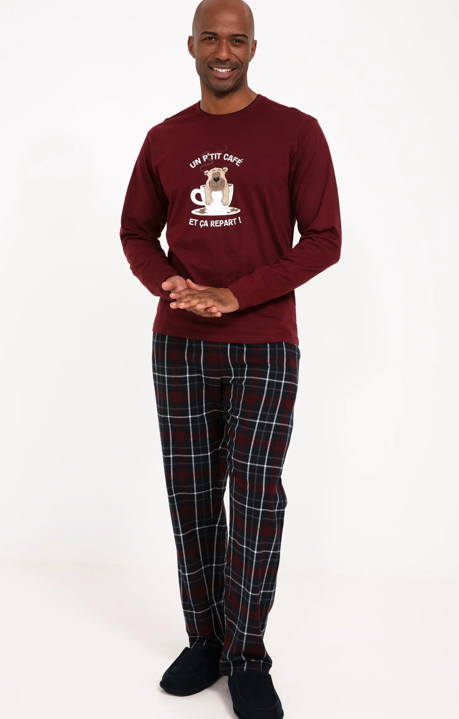 Pyjama long café -