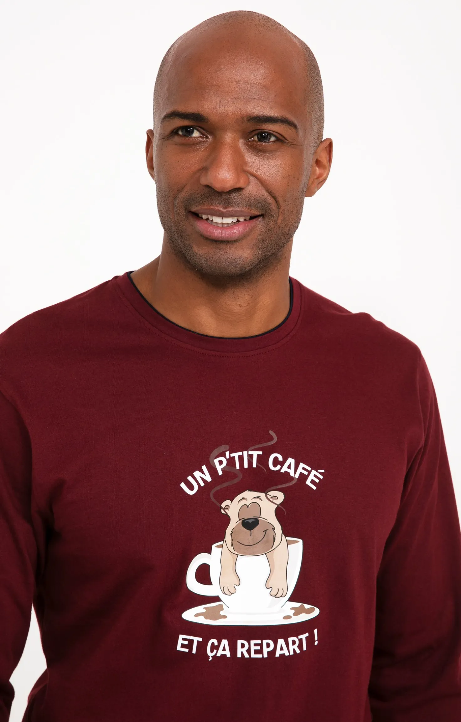 Pyjama long café -