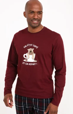 Pyjama long café -