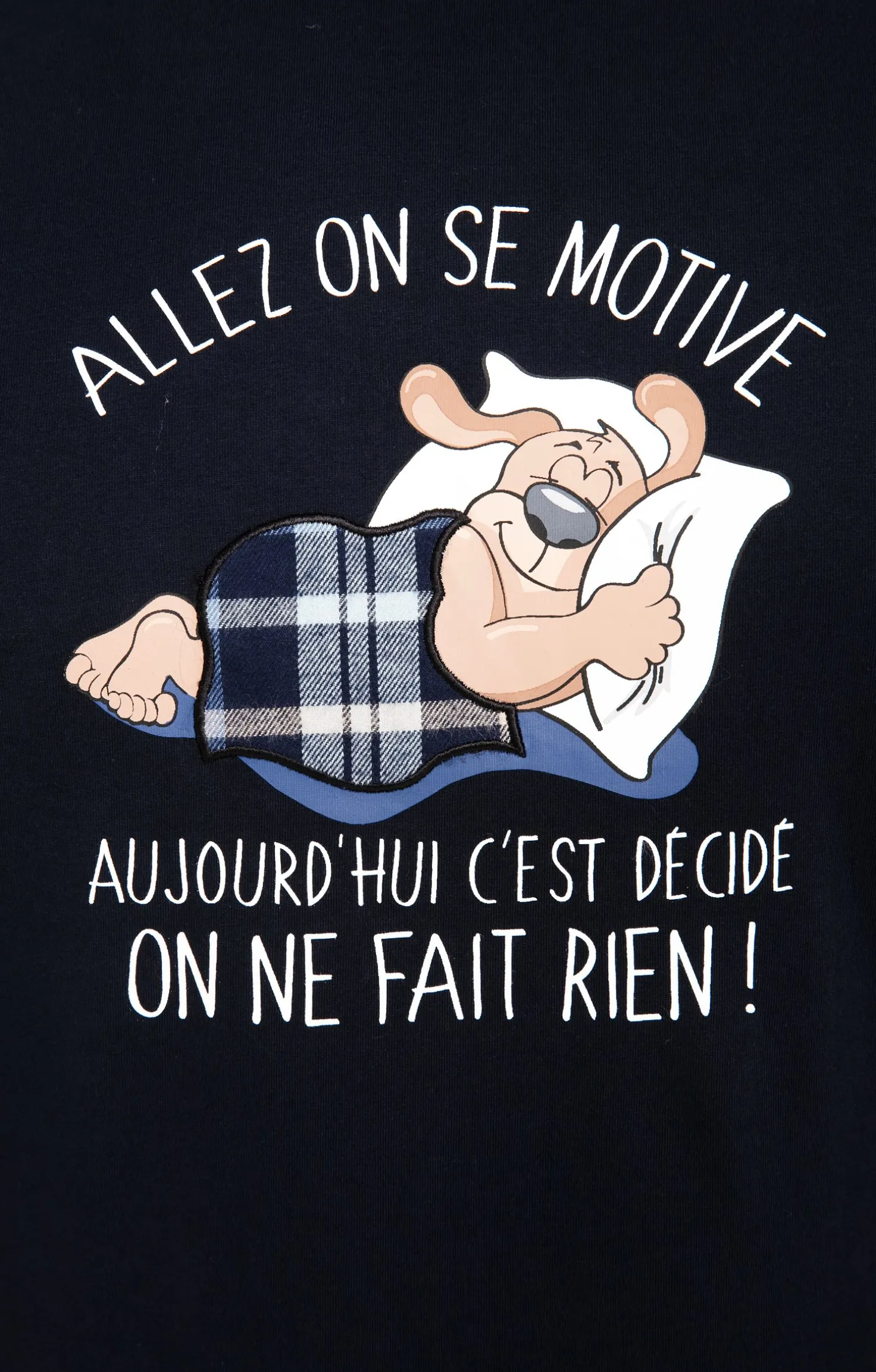 Pyjama long motivé -
