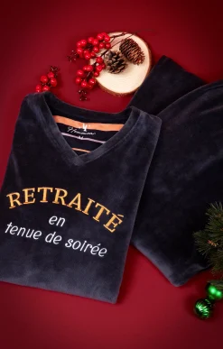 Pyjama long retraité -