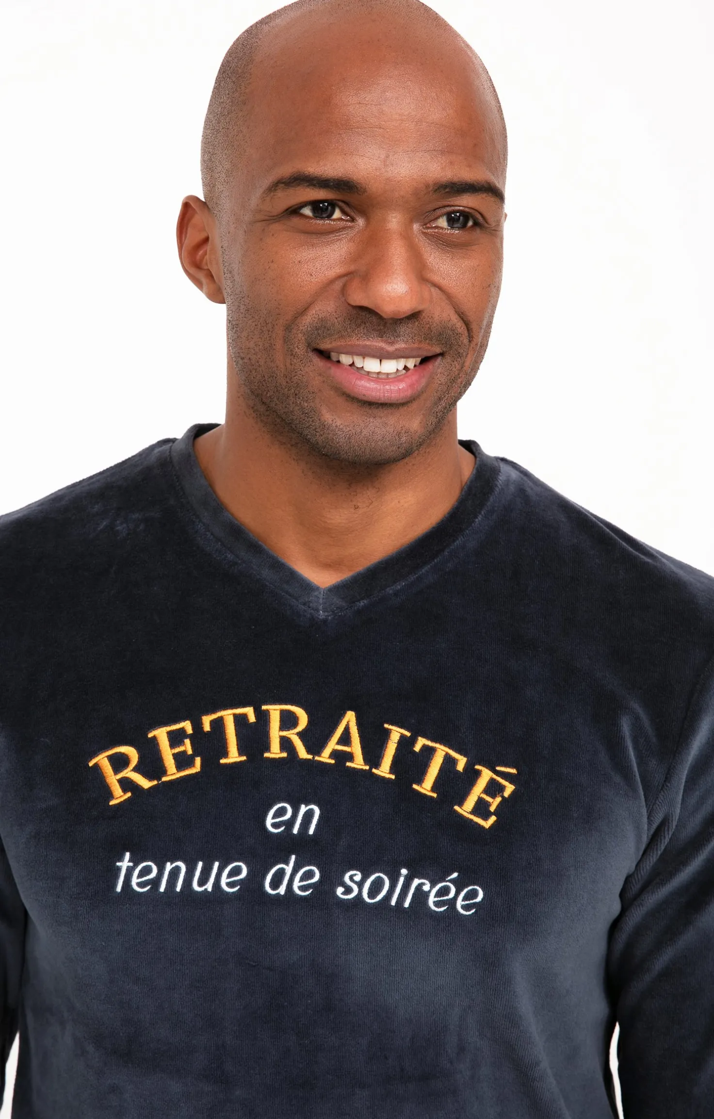 Pyjama long retraité -
